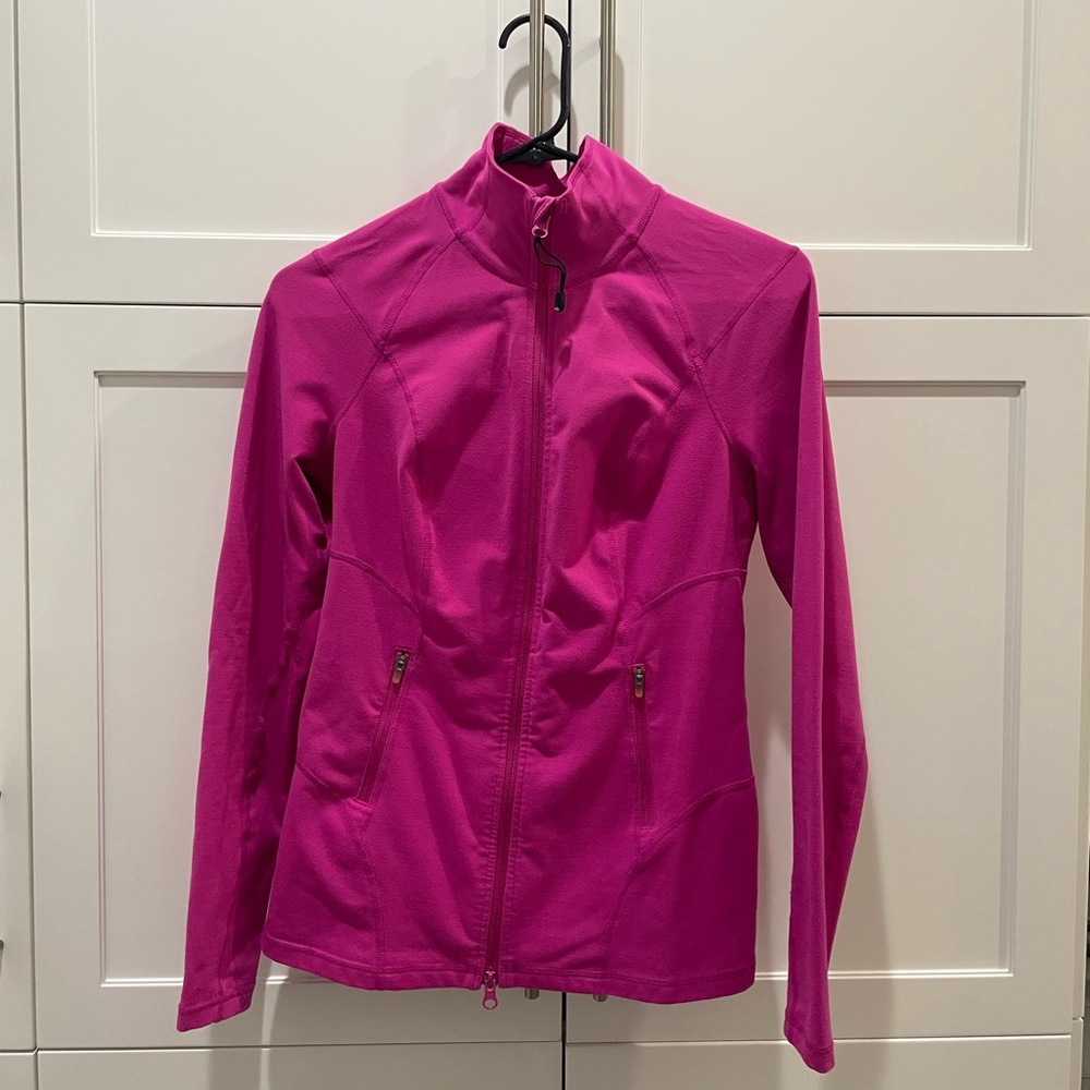 ZELLA BRIGHT PINK/MAGENTA WORKOUT ZIP UP JACKET